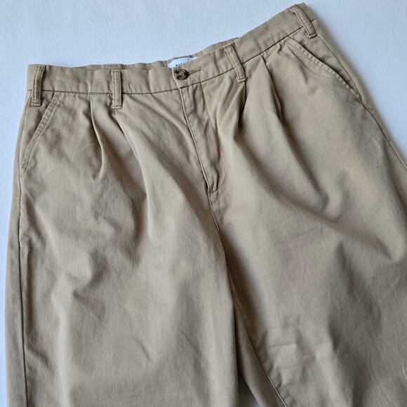 Pistola Kellin Pleated  High Waist Khaki Trouser Ankle Pants $128 Womens Size 29 - Picture 8 of 13
